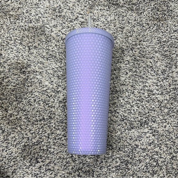 NEW STARBUCKS Icy Studded Tumbler Purple Lilac Iridescent 24 Oz - Picture 2 of 3